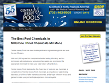 Tablet Screenshot of poolchemicalsmillstone.com